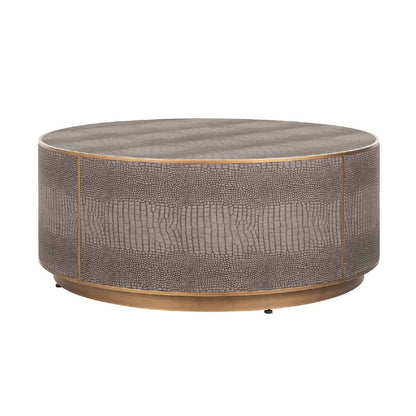 Mesa de centro Classio 100Ø (ouro escovado)