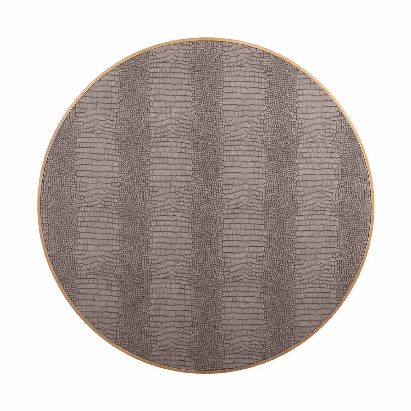 Mesa de centro Classio 100Ø (ouro escovado)