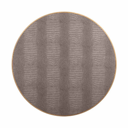 Mesa de centro Classio 100Ø (ouro escovado)