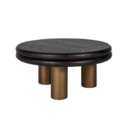 Mesa de centro Macaron (preto rústico)
