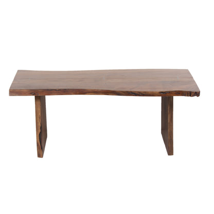Mesa de centro com rebordo natural | Acácia Sansur