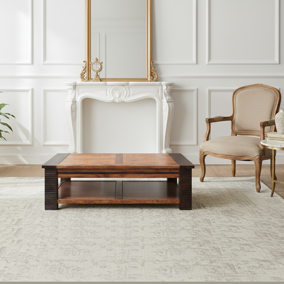 Mesa de centro cuadrada | Acacia Moon