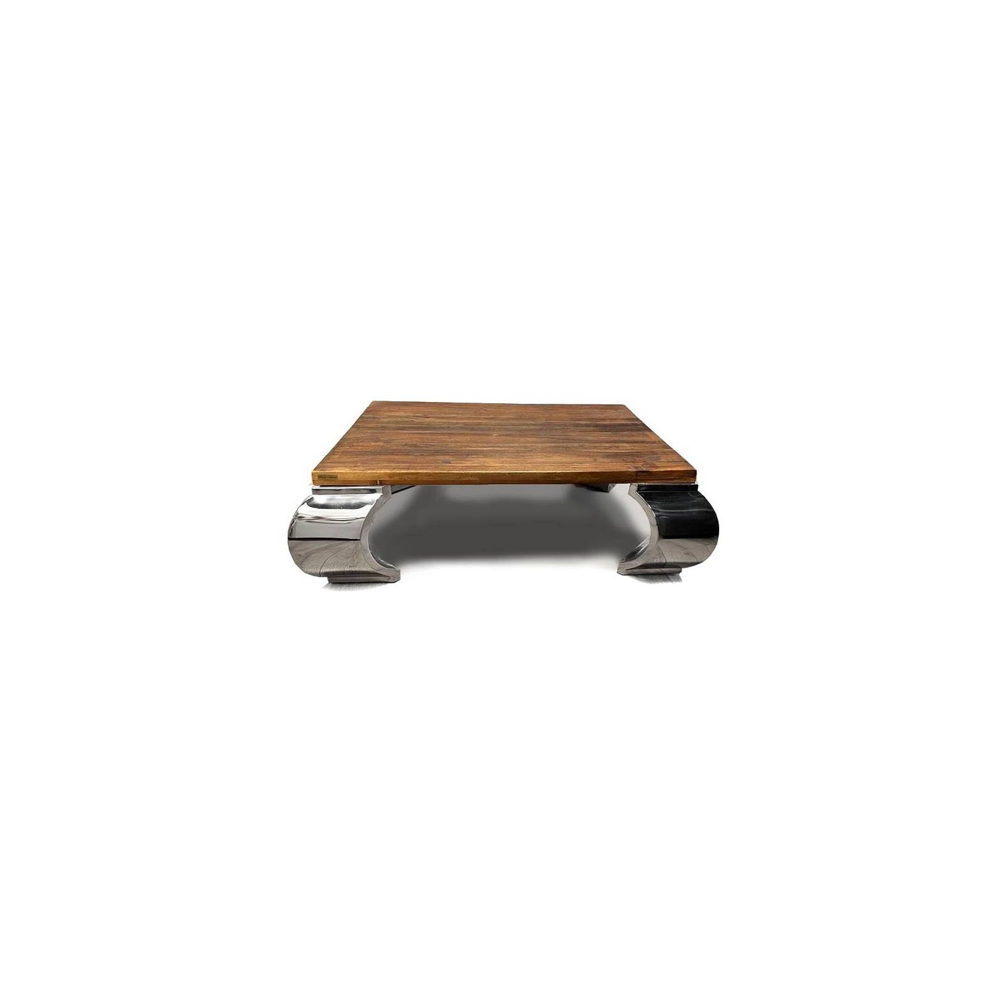 Mesa de centro Opium 120 cm | Acacia Inox III