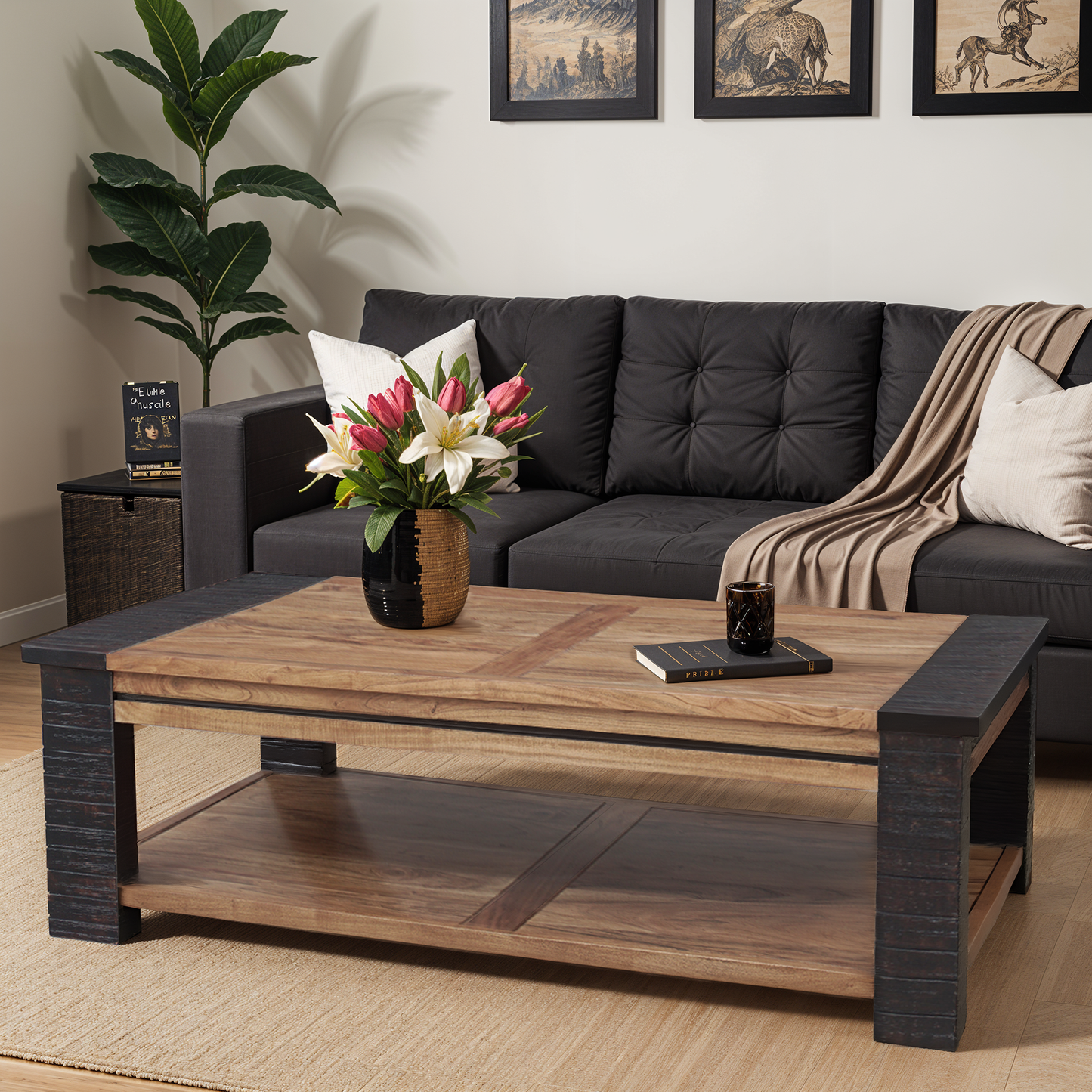 Mesa de centro rectangular | Acacia Moon