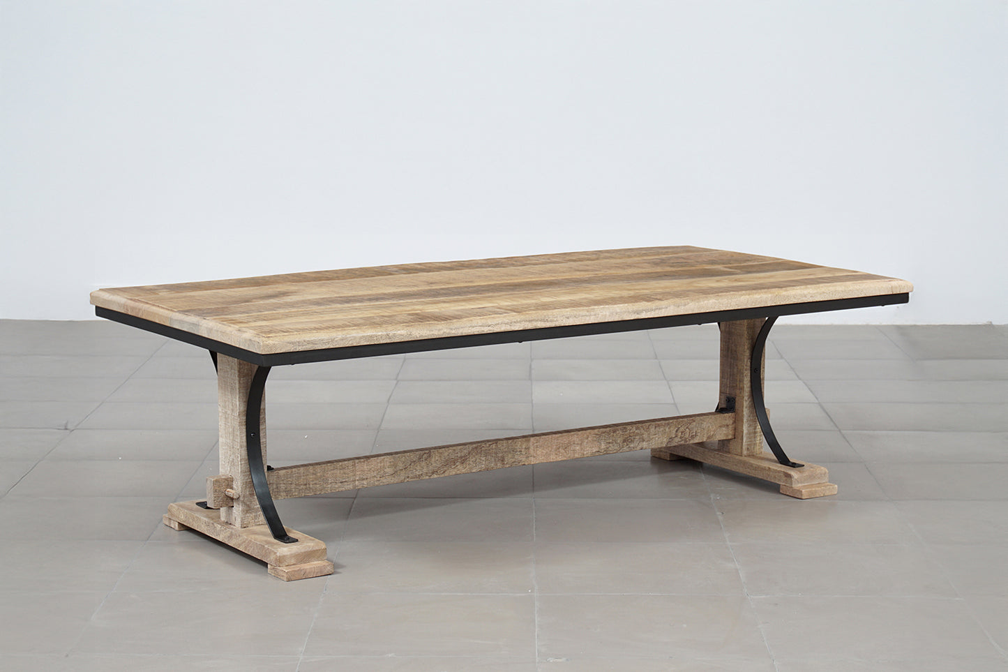 Mesa de centro rectangular | Madera de mango de Pondicherry