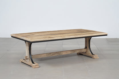 Mesa de centro rectangular | Madera de mango de Pondicherry