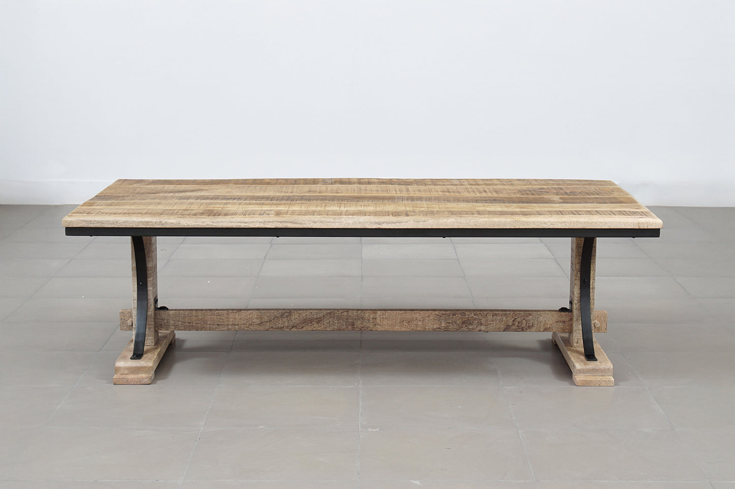 Mesa de centro rectangular | Madera de mango de Pondicherry