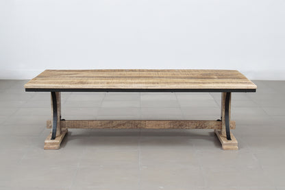 Mesa de centro rectangular | Madera de mango de Pondicherry