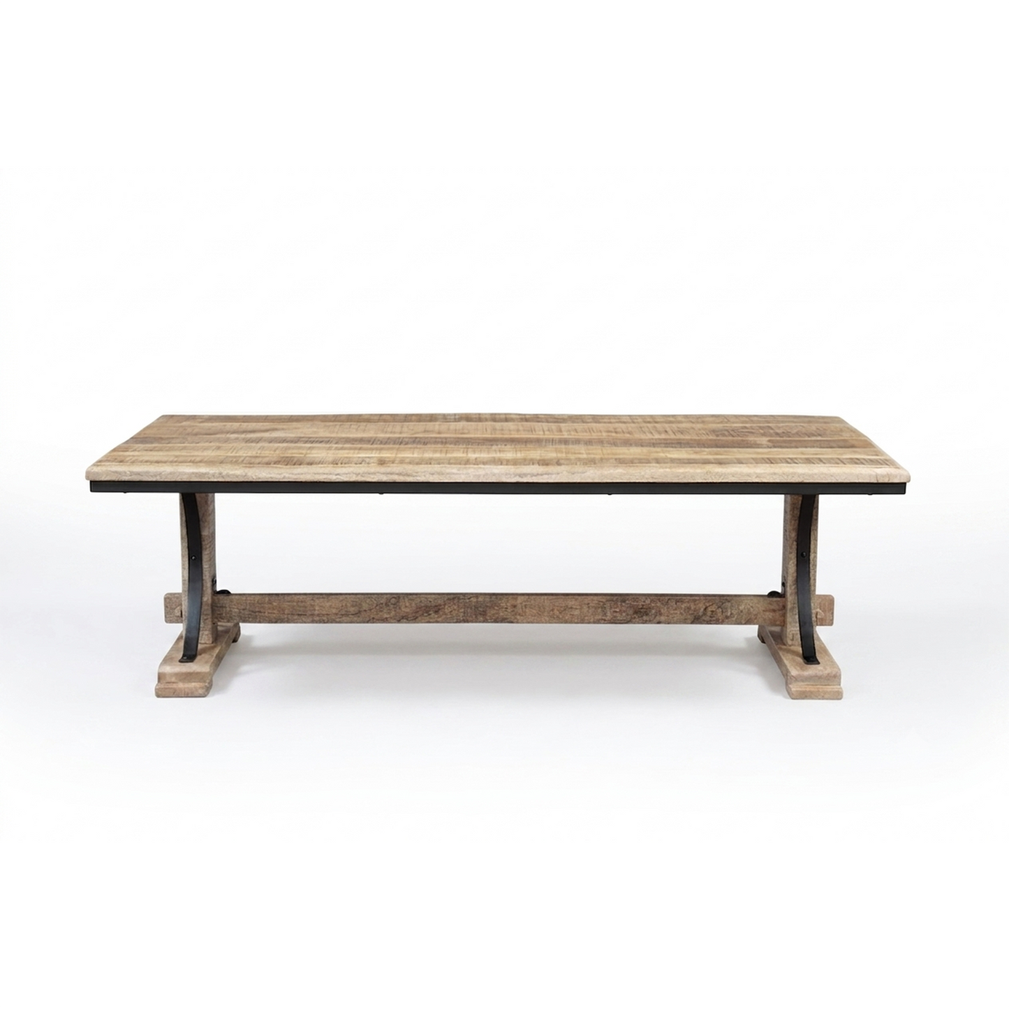 Mesa de centro rectangular | Madera de mango de Pondicherry