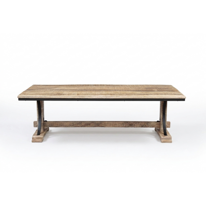 Mesa de centro rectangular | Madera de mango de Pondicherry