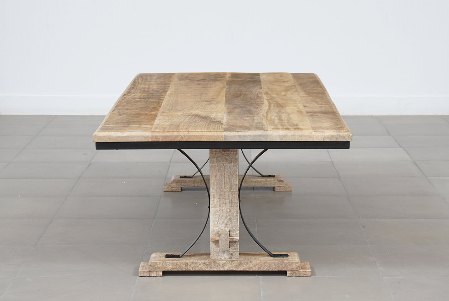 Mesa de centro rectangular | Madera de mango de Pondicherry