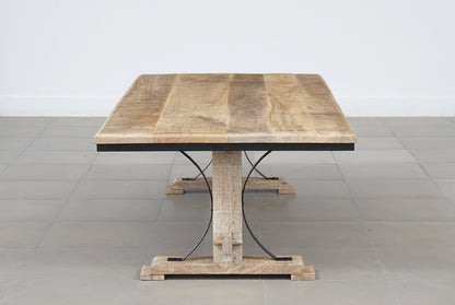 Mesa de centro rectangular | Madera de mango de Pondicherry