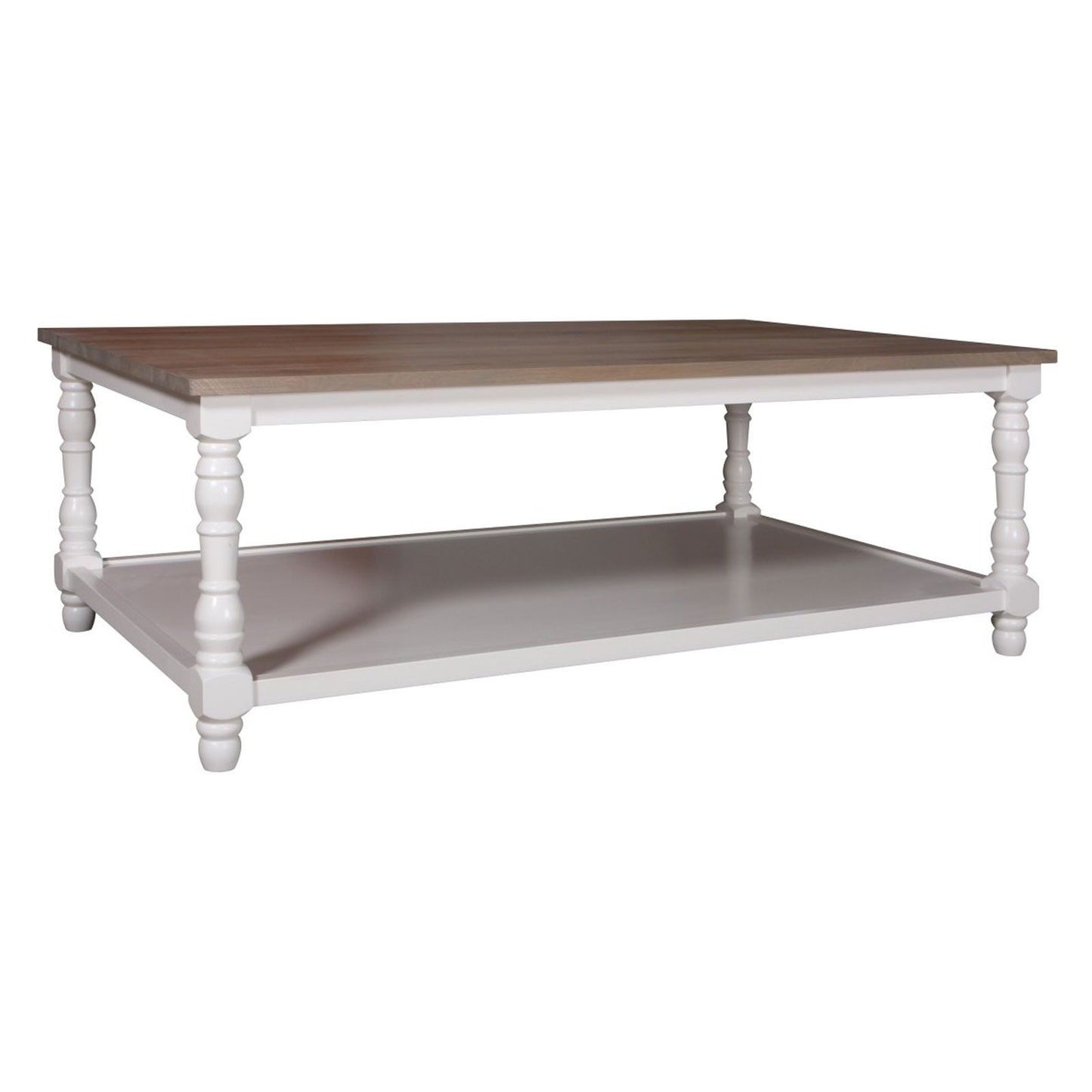 Mesa de centro retangular com tampo duplo "Shape"
