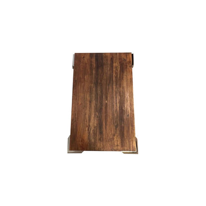 Mesa de Centro Retangular Opium | Acacia Inox III