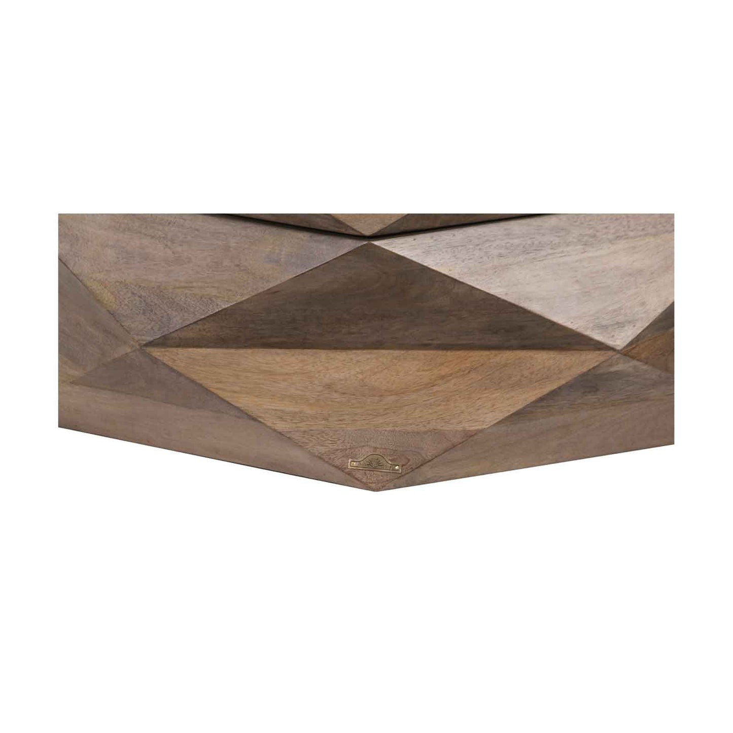 Table basse ronde avec rangement | Manguier Mercana