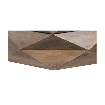 Table basse ronde avec rangement | Manguier Mercana