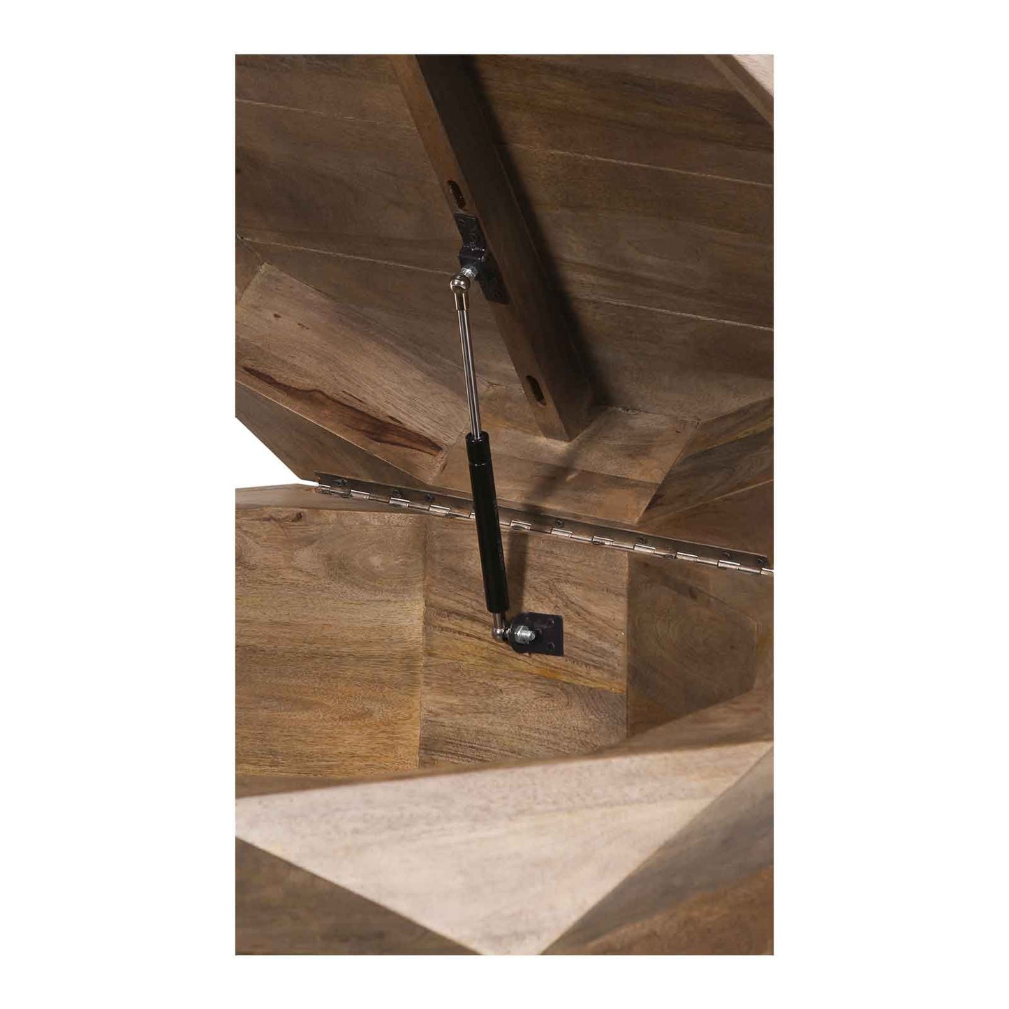 Table basse ronde avec rangement | Manguier Mercana
