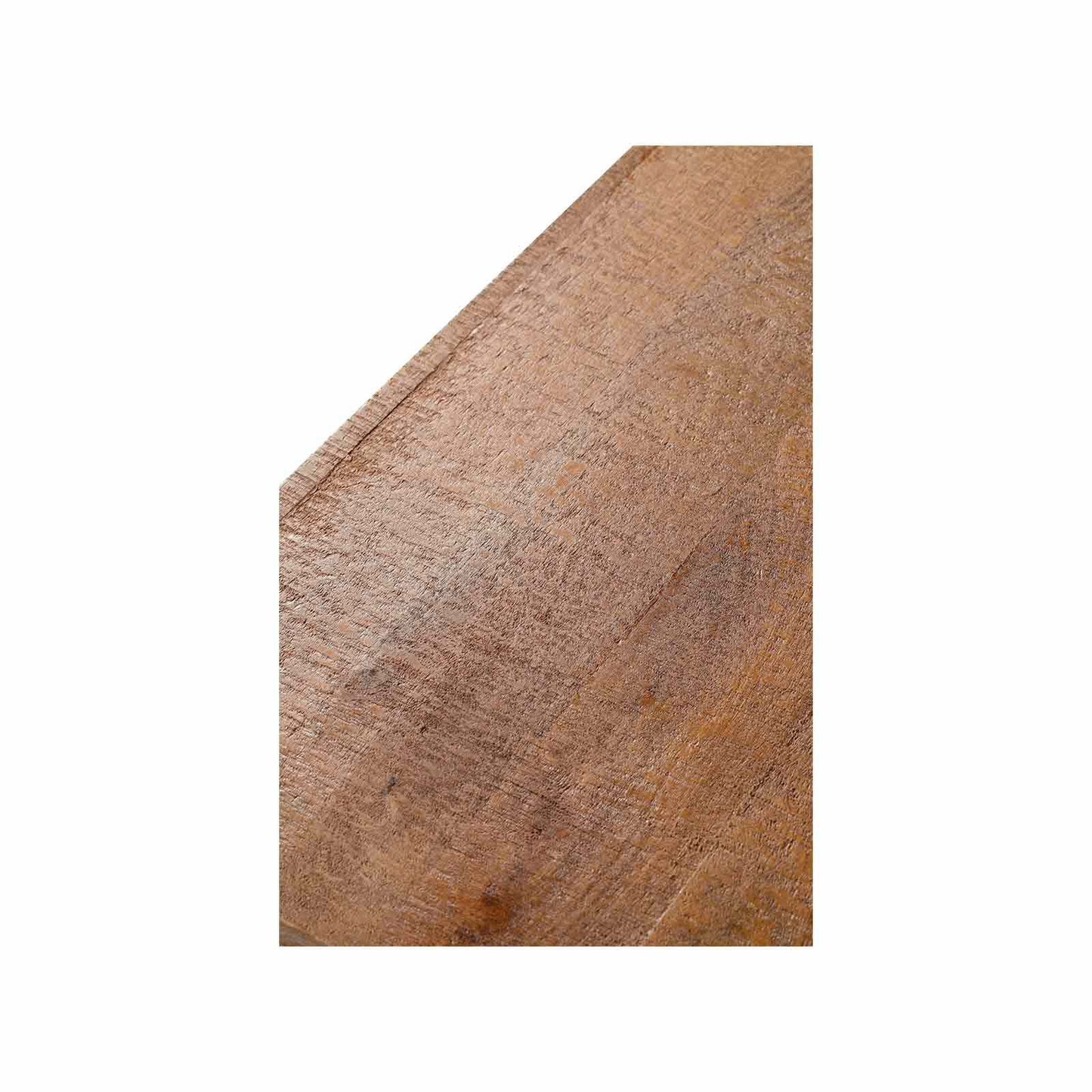 Mesa de centro esculpida com 1 gaveta, 1 nicho em madeira de mangueira maciça - Escultura