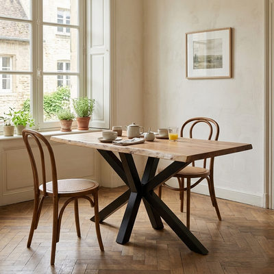 Table de petit dejeuner bois de massif acacia - Bunting