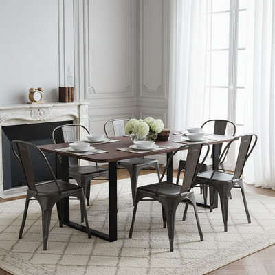 Table de repas 200 cm en manguier | Manguier Kfir II