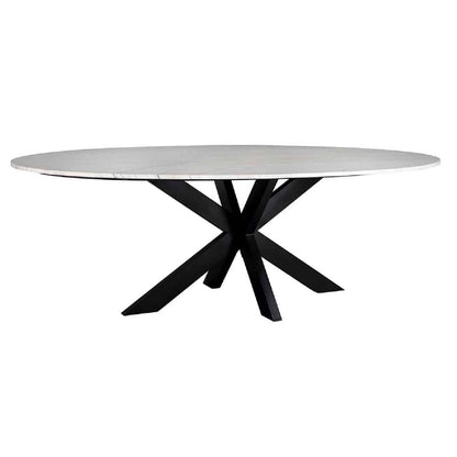 Mesa de jantar oval Lexington 230 (branca)