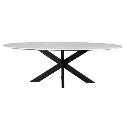Mesa de jantar oval Lexington 230 (branca)
