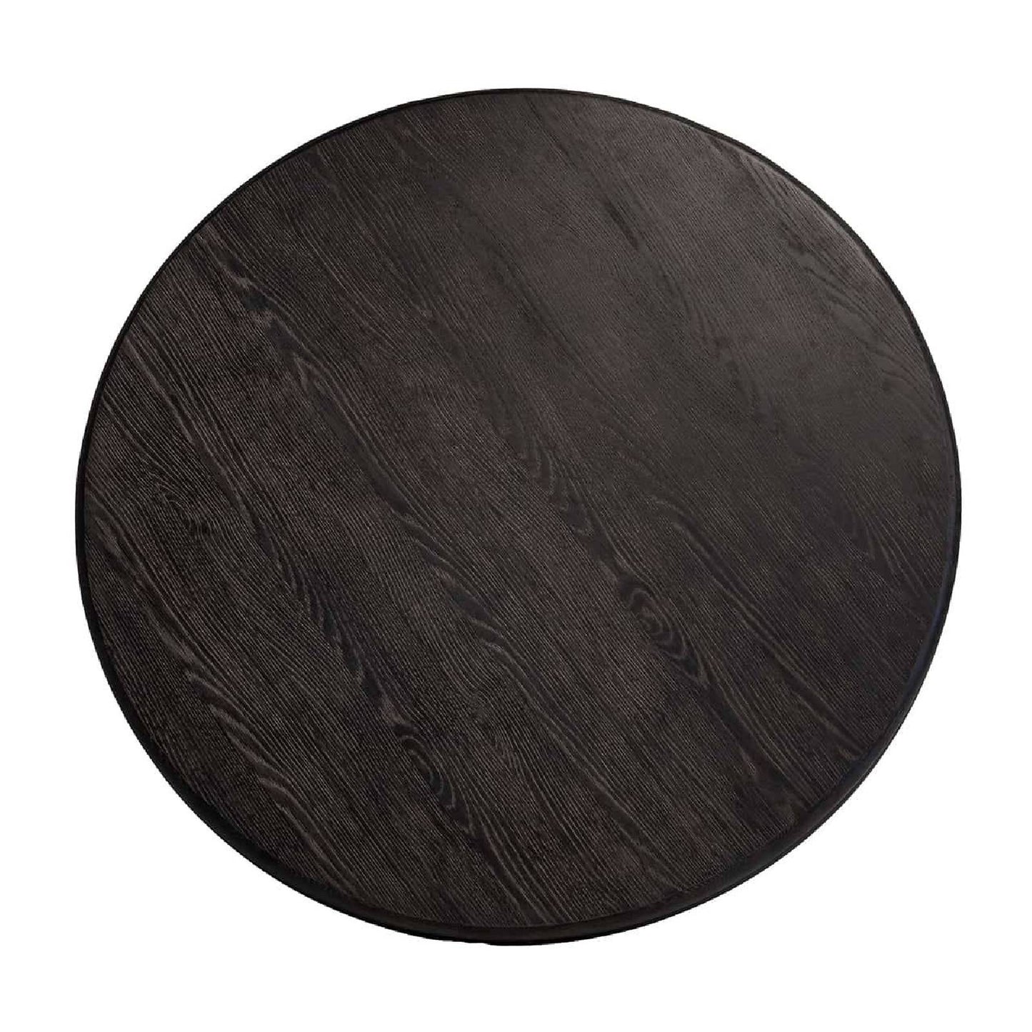 Mesa de jantar Macaron 130Ø (preto rústico)