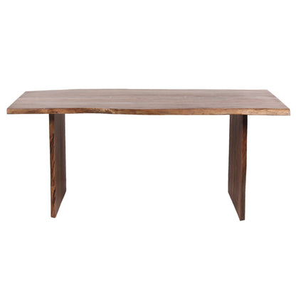 Mesa de jantar com rebordo natural | Acácia Sansur