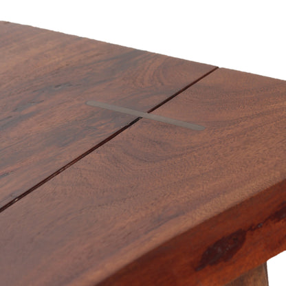 Mesa de jantar com rebordo natural | Acácia Sansur