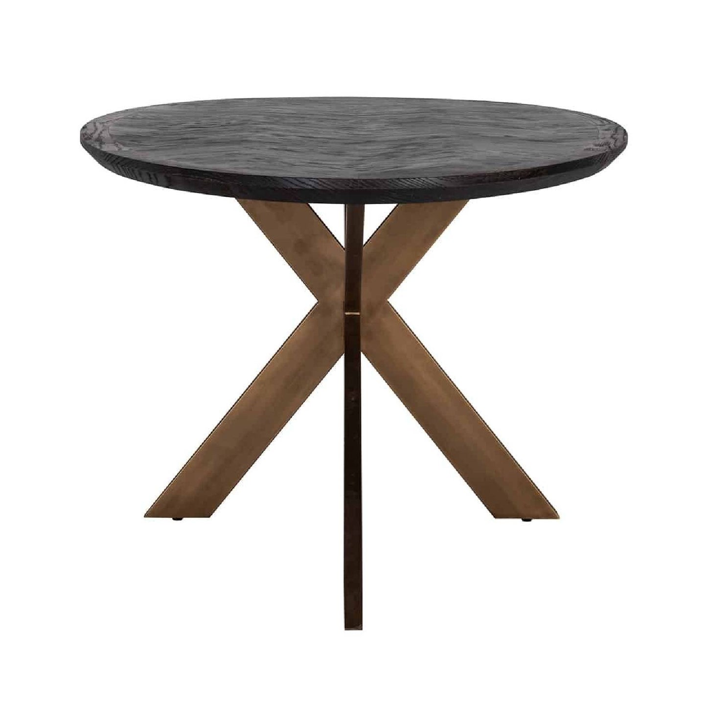 Table de repas noirbone laiton ovaal 230 (noir rustic)