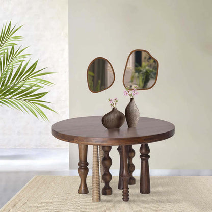 Mesa de comedor redonda de 140 cm | Madera de mango Ramón