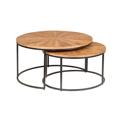 Tables basses rondes | Manguier Solaris
