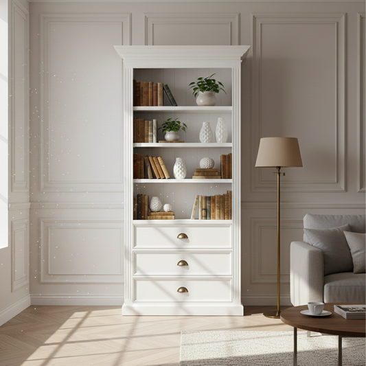 Bibliothèque 3 tiroirs "Romance"