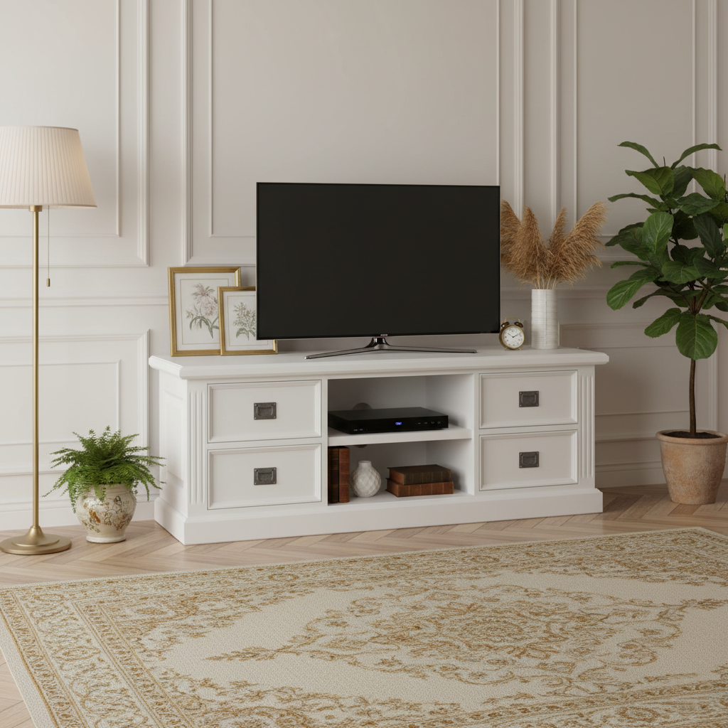 Móvel de TV "Romance" com 4 gavetas