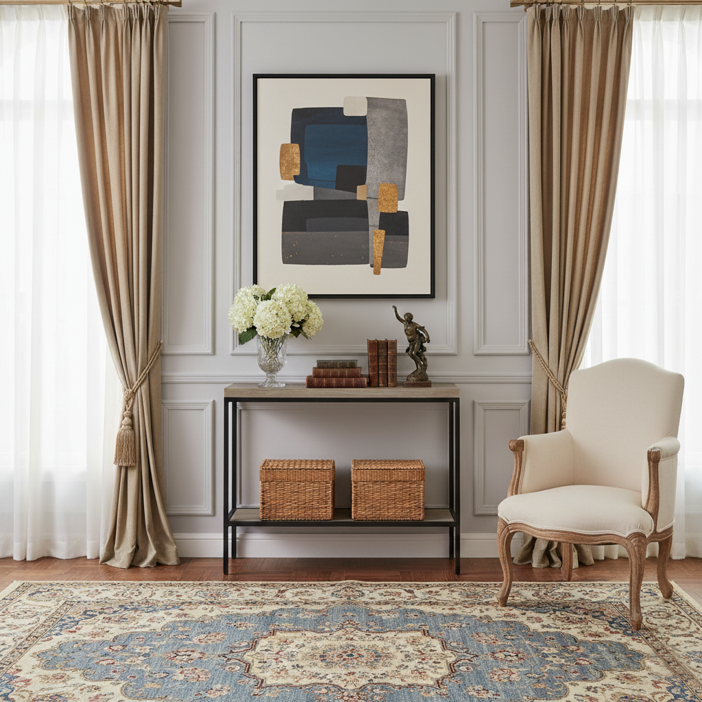 Console "Chêne Moderne"