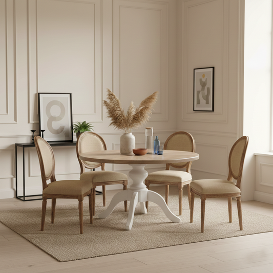 Table à dîner ronde "Mosaique"