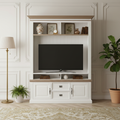 Móvel de TV com prateleira, 2 portas, 2 gavetas "Oak and Pine Romance"