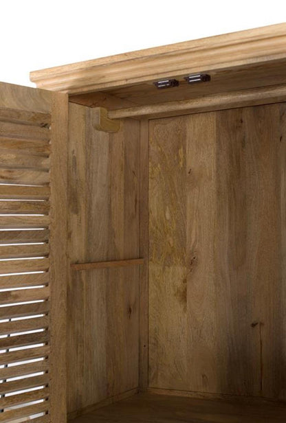 Armoire 4 portes bois massif en manguier – Paran