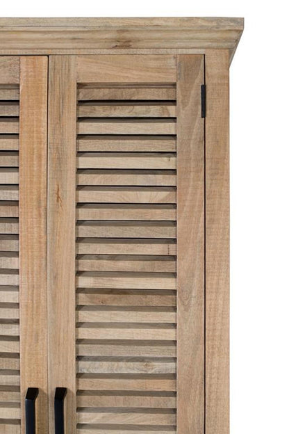 Armoire 4 portes bois massif en manguier – Paran