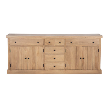 Buffet 7 tiroirs 4 portes bois massif en manguier – Scandinaves