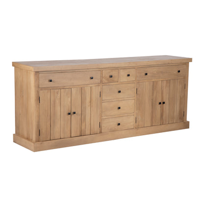 Buffet 7 tiroirs 4 portes bois massif en manguier – Scandinaves