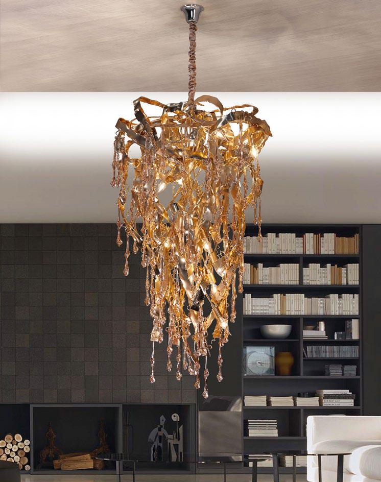 Lustre de la ligne Sculpture