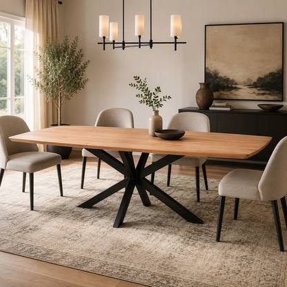 Mesa de comedor ovalada 220x105 | Omer