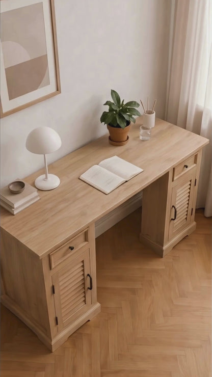 Bureau bois massif en manguier – Paran