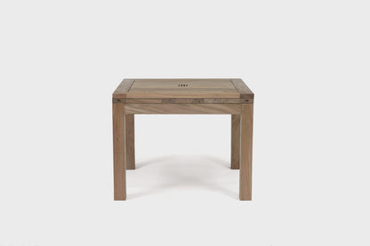 Grande table à manger carréé allonge 130 bois massif en Acacia – Gordon