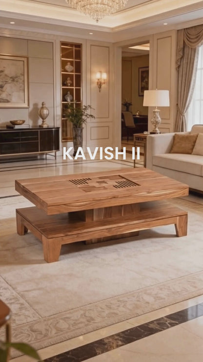Mesa de centro rectangular 140 cm | Acacia Kavish II