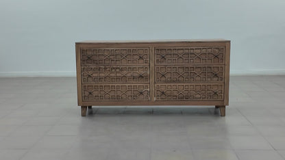 Commode 6 Tiroirs | Acacia Punjab-II